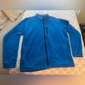 Columbia men’s size XL bright blue  full zip fleece.